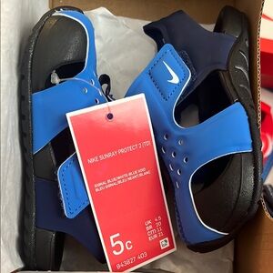 Nike Sunray Protect 2 (TD) Sandals - Blue/Black